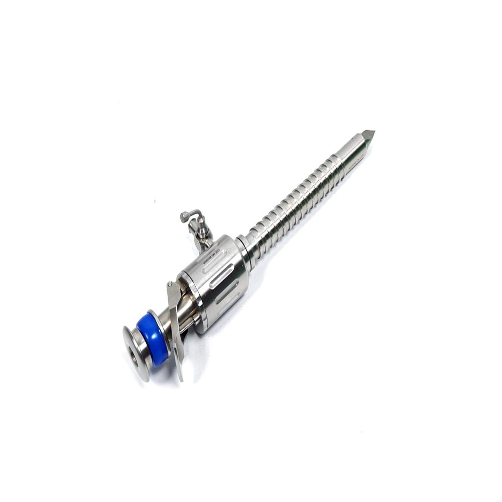 Trocar Threaded Sleeve with multifunctional Valve Pyramidal Tip - FA1101T