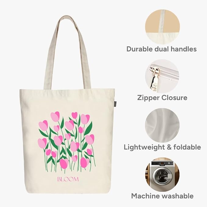 Cotton Canvas Tote Bag