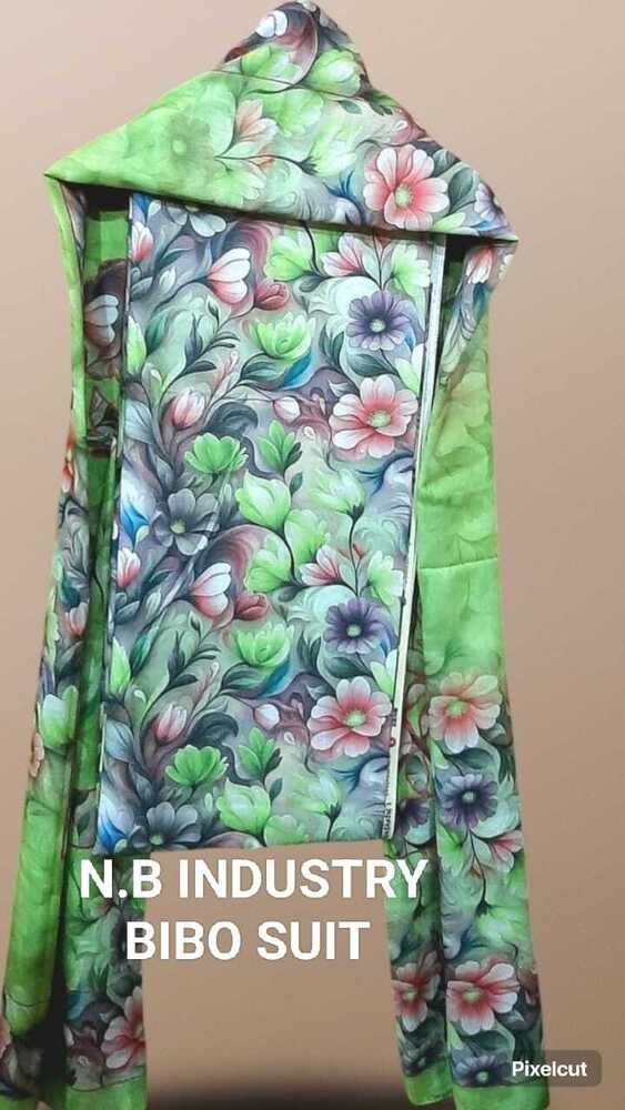 Unstitched Ladies Printed Suit Fabric - Application: Women Material