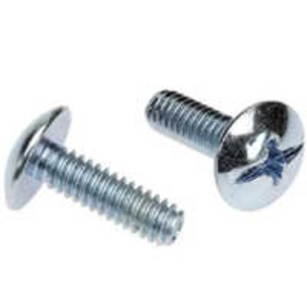 Truss Head Screw - Stainless Steel, 6x15 Mm | Silver, Polished Finish, High Premium Quality, Truss Phillips Head Shape