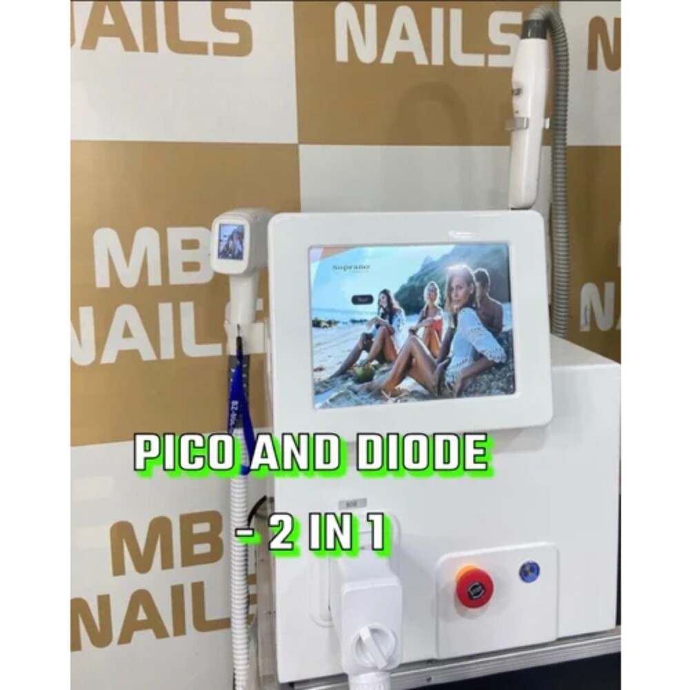 2 In 1 PICO And Diode Hair Removal Machine