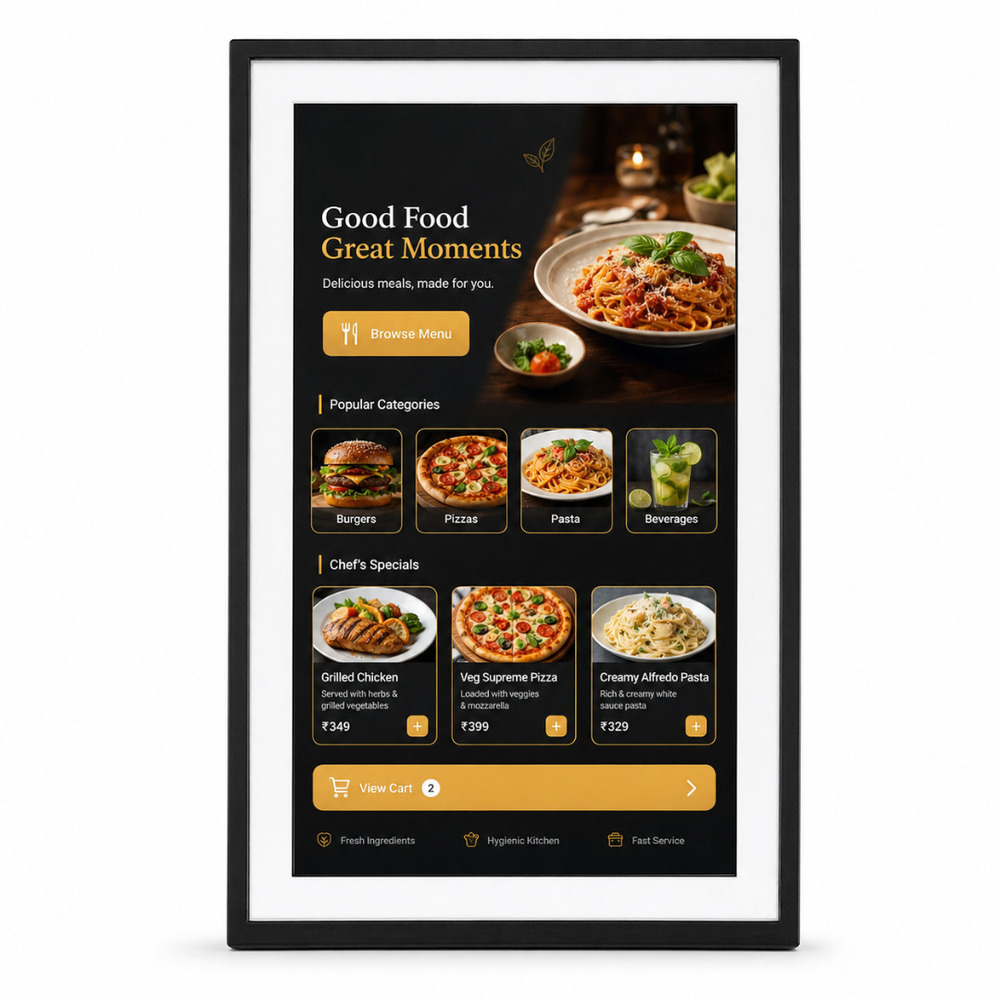 15.5 Inch Table Top Digital Signage Display