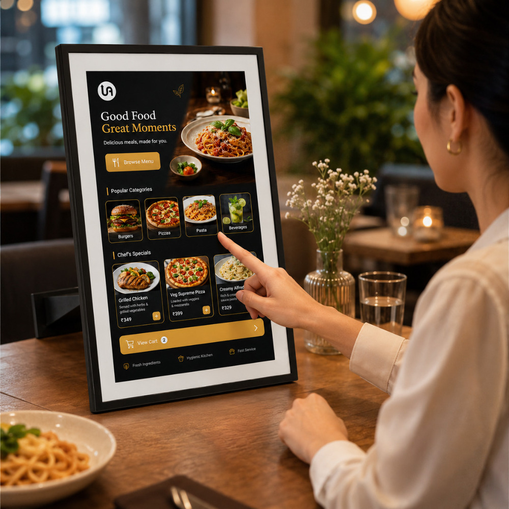 15.5 Inch Table Top Digital Signage Display