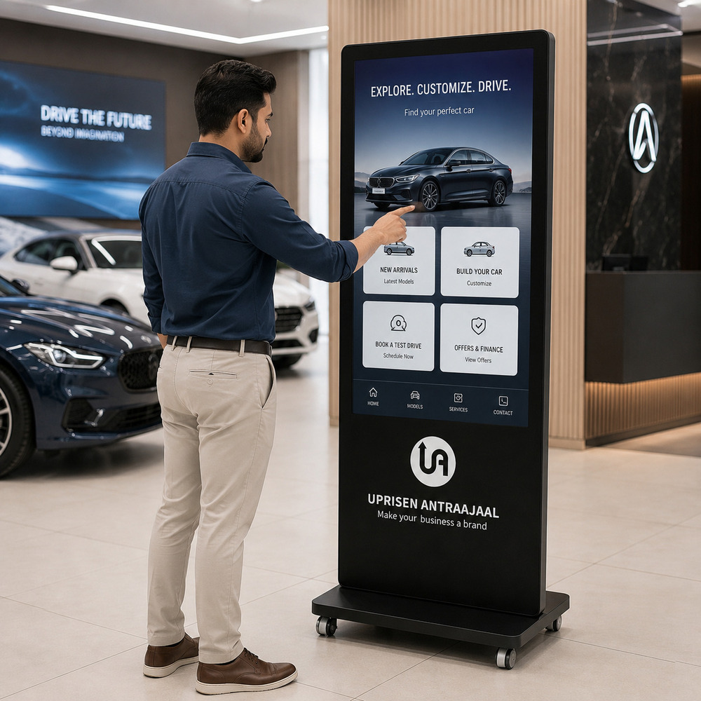 55 Inch Touch Screen Digital Standee