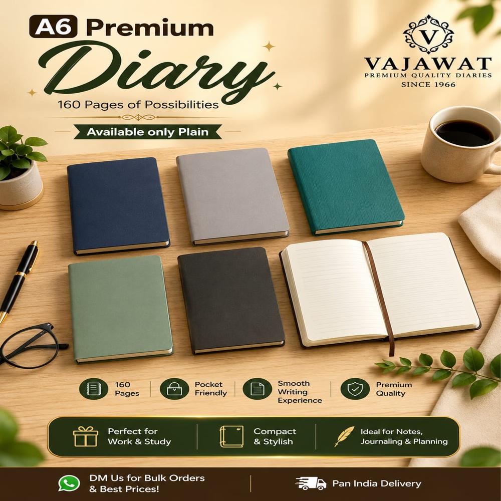 A6 PREMIUM DIARY 160 PAGES