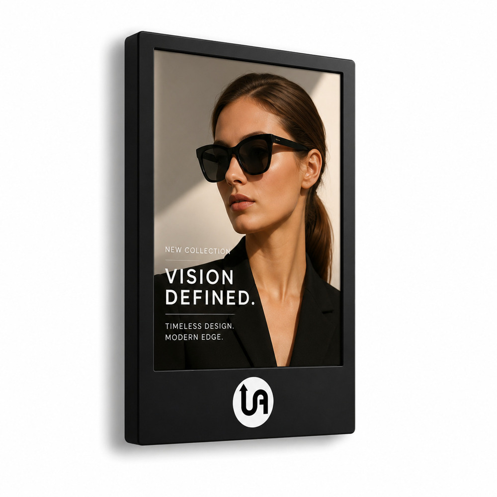 32 Inch Black Digital Wall Mount