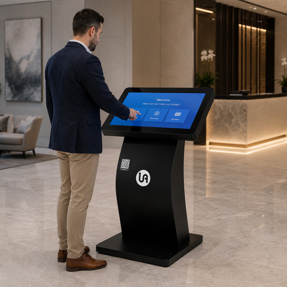 32 Inch Black Touch Screen Kiosk