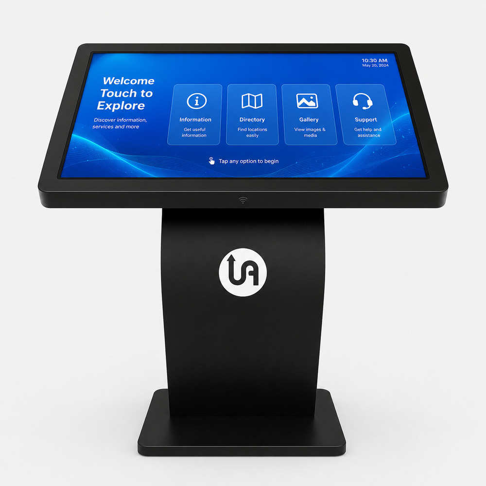 43 Inch Black Touch Screen Kiosk