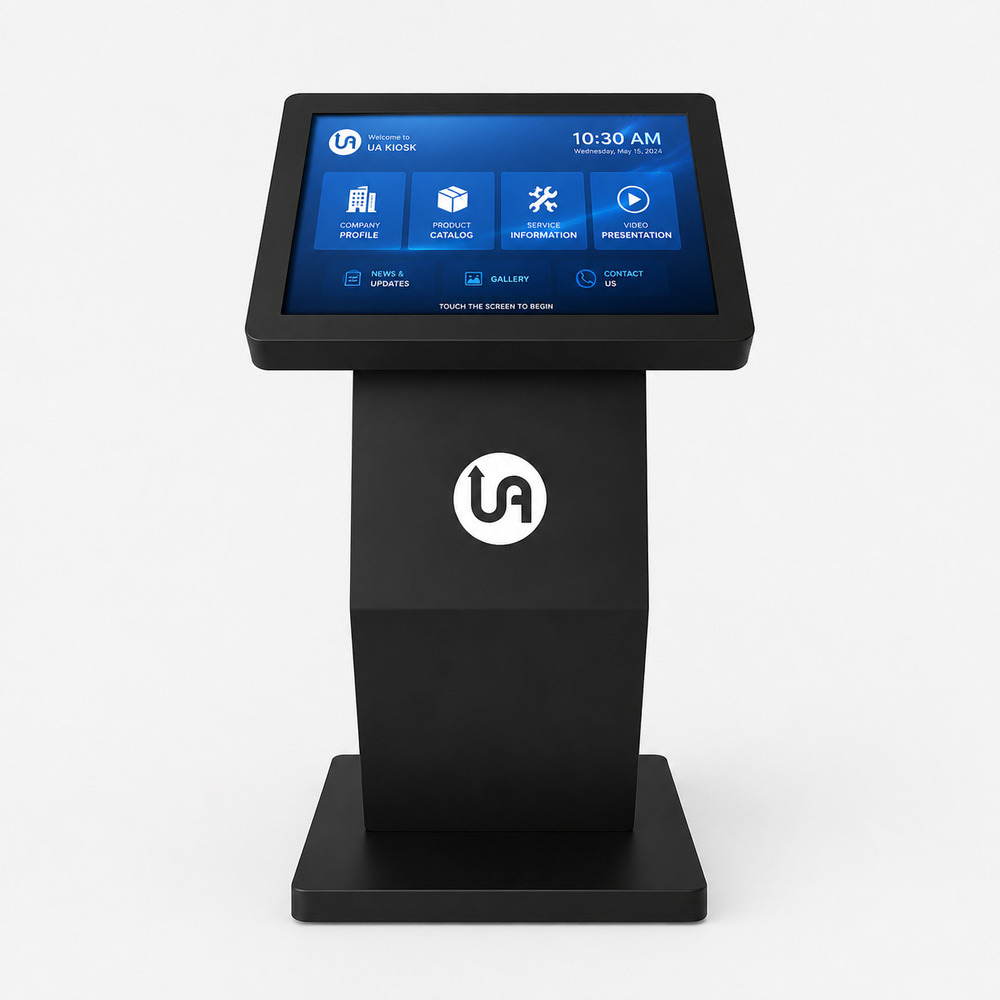 24 Inch Black Touch Screen Kiosk