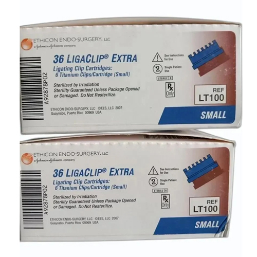 Ligaclip Lt100 Medium Large Ethicon Ligating Clip