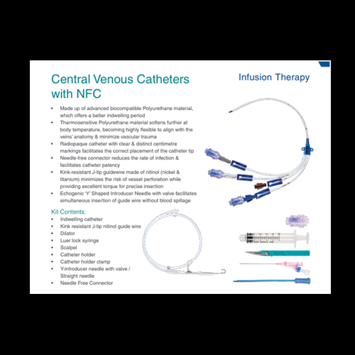 Central venous Catheter with Needle free connector