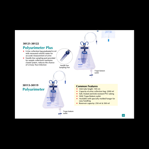 Polyurimeter Plus Urometer Urine Bag