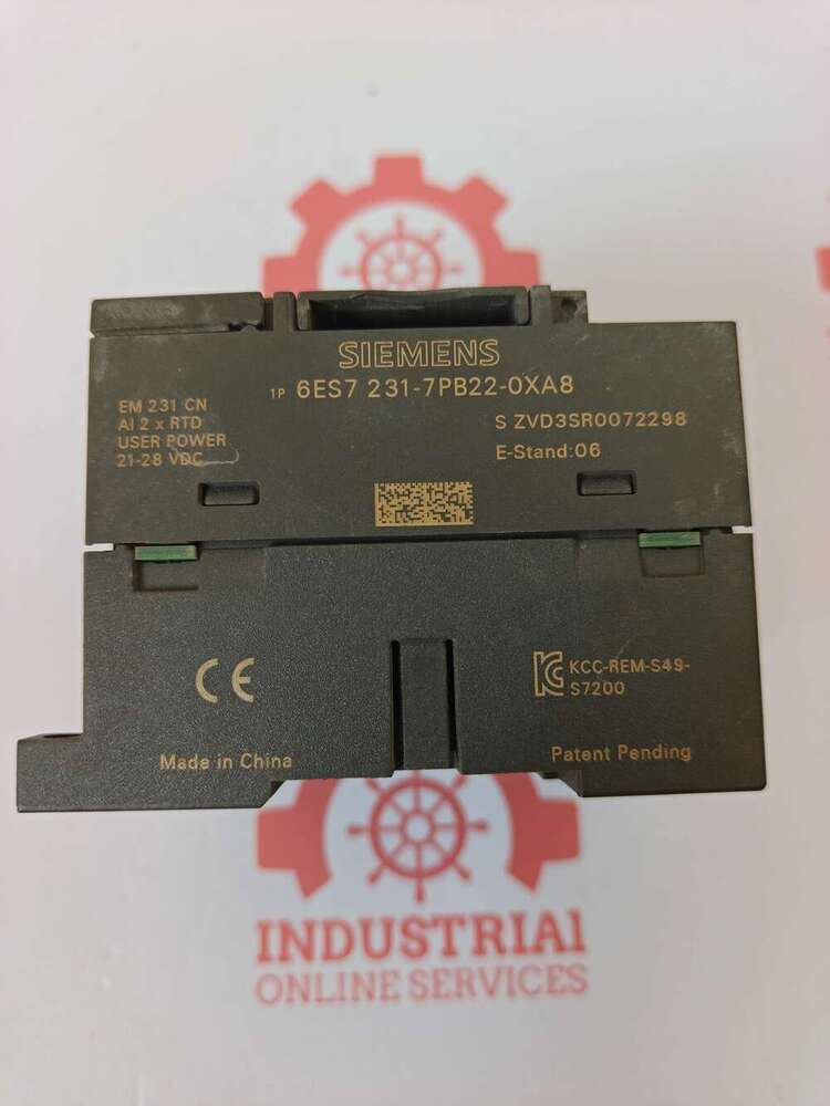Siemens 6ES7 231-7PB22-0XA8 Simatic S7-200 CN Analog Input Expansion Module EM 231