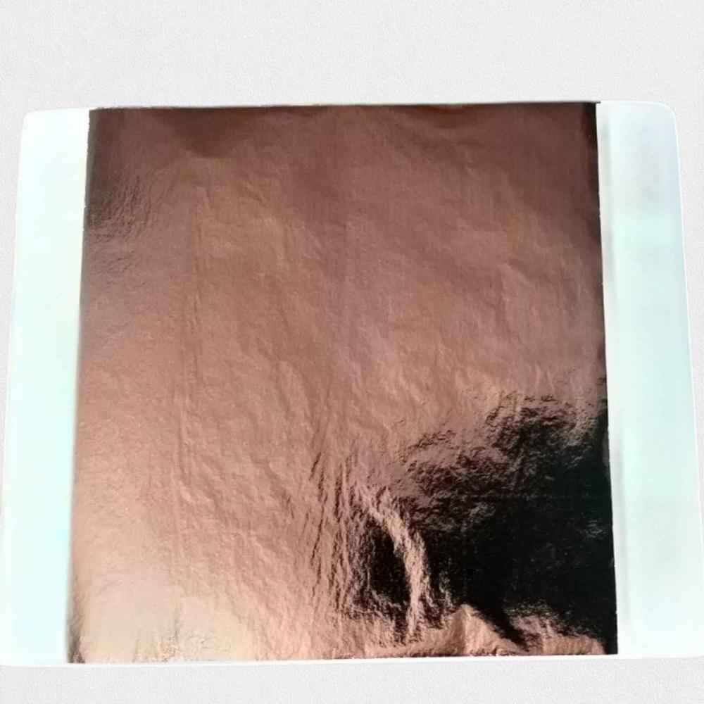 Gold Leaf Coffee Colour Foil Sheets 14 x 14 cm For Resin Art, Gilding & Craft