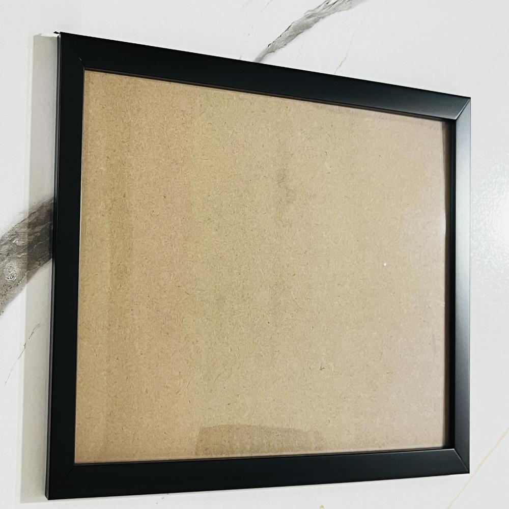 Premium A4 Size Black MDF Photo Frame with Crystal Clear Acrylic Front, Wall Hanging Hooks for Photos, Certificates & Artwork (8 X 12 Inches, Black)