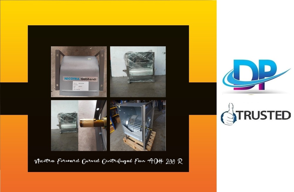 Nicotra Forward Curved Centrifugal Fan ADH 200 R | Double Inlet Belt Driven Fan | D.P. Engineers