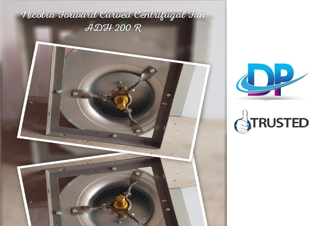 Nicotra Forward Curved Centrifugal Fan ADH 200 R | Double Inlet Belt Driven Fan | D.P. Engineers