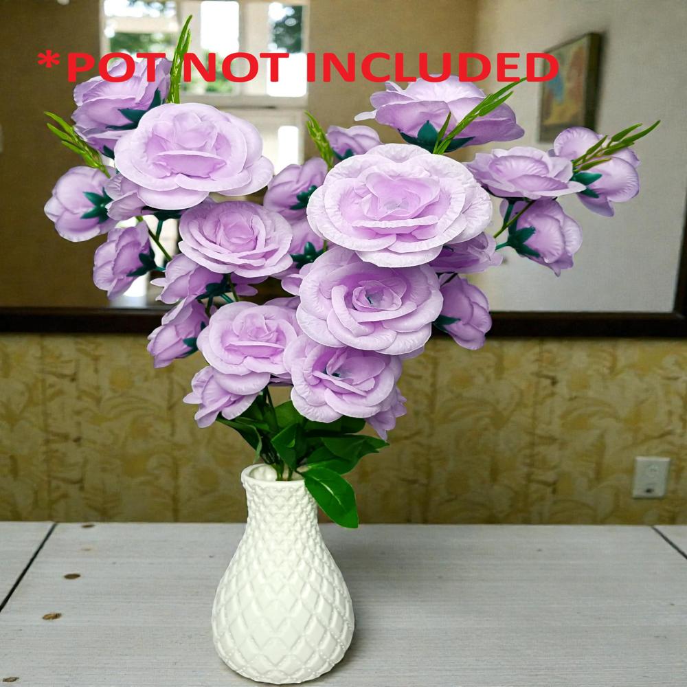 Premium Artificial Rose Blossom Flower Bunch