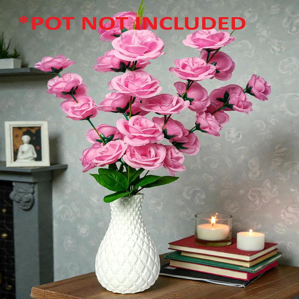 Premium Artificial Rose Blossom Flower Bunch