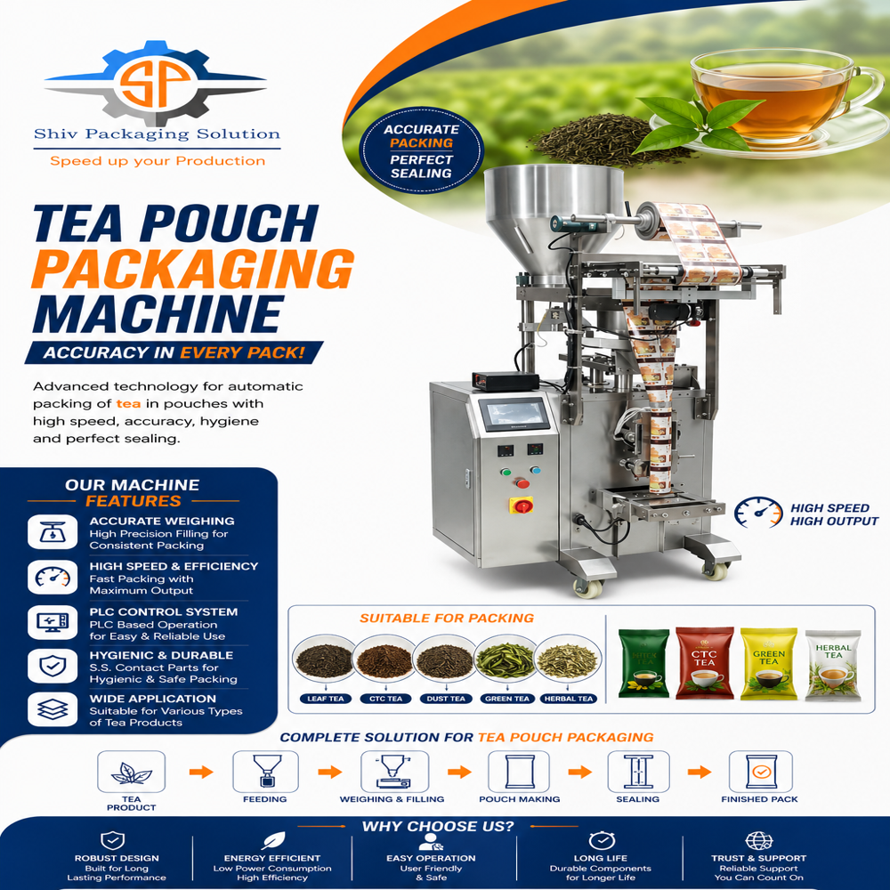Tea Pouch Packaging Machine - Automatic Grade: Automatic