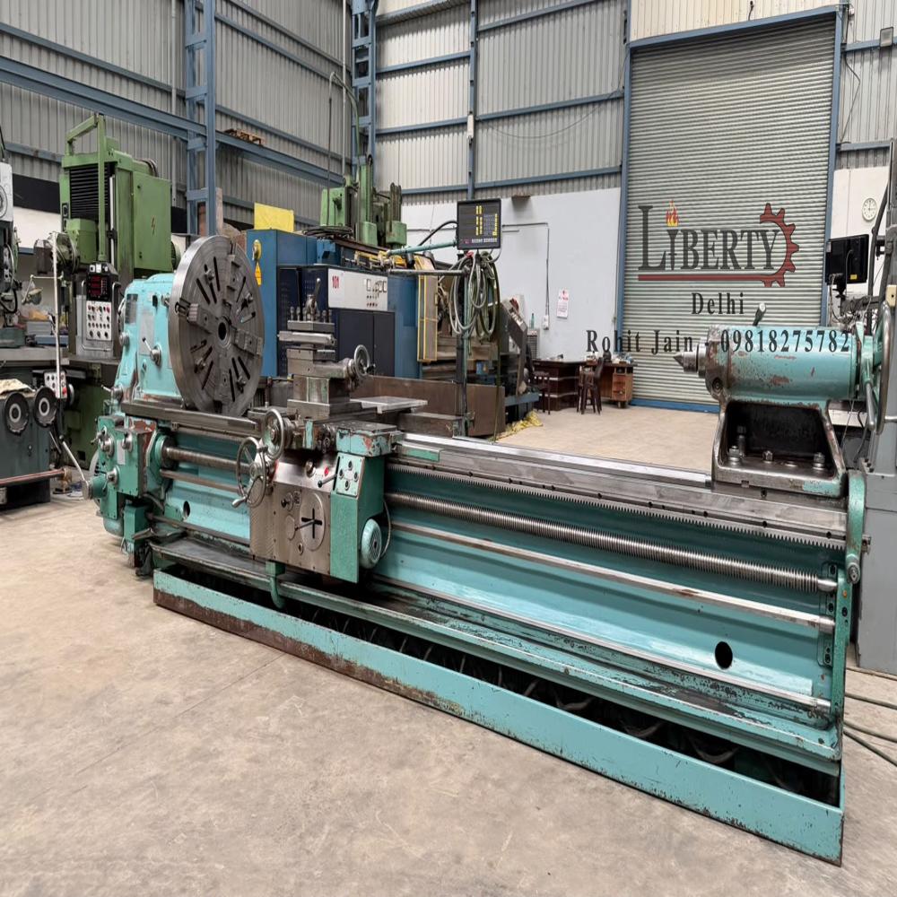 TOS Czech SU-80A / 3500 Heavy Duty Lathe Machine