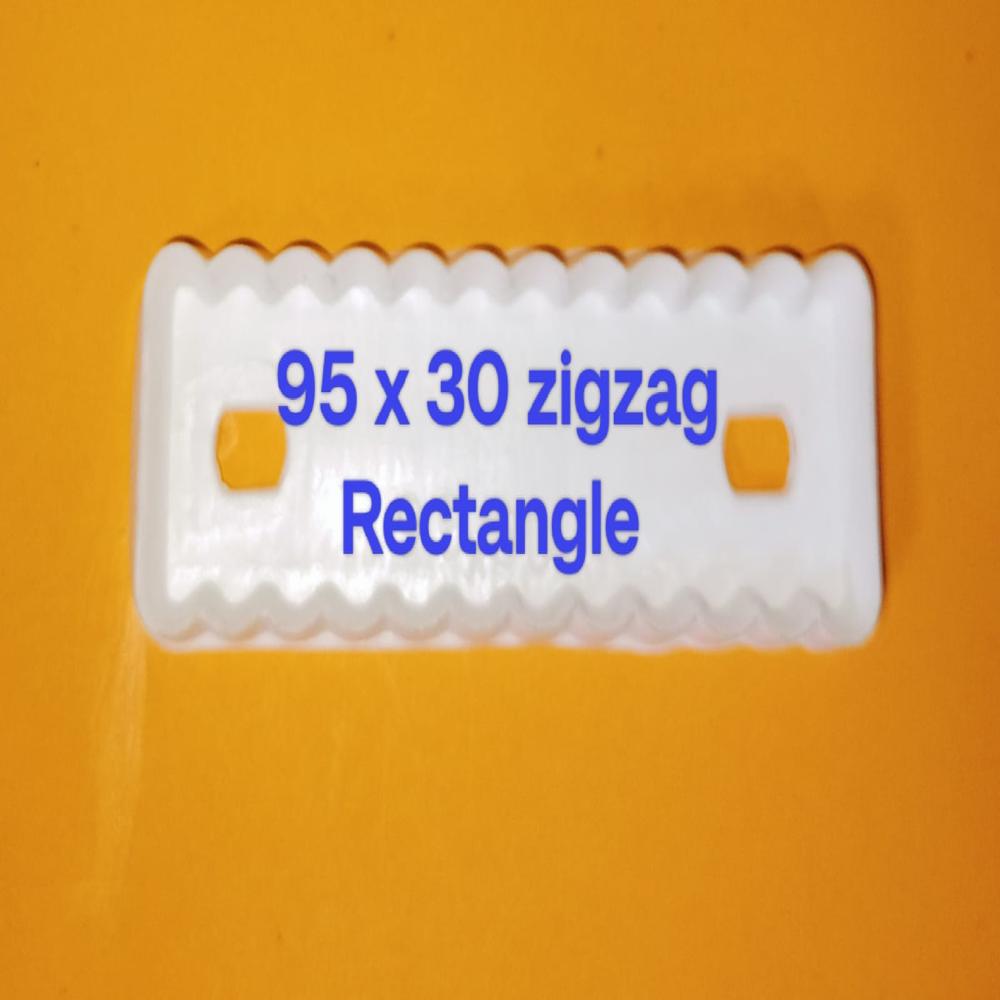 95x30mm Zigzag Rectangle Chorafali Cutting Die