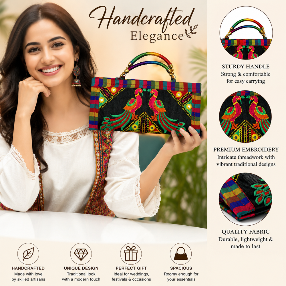 Handmade Traditional Peacock Purse  73