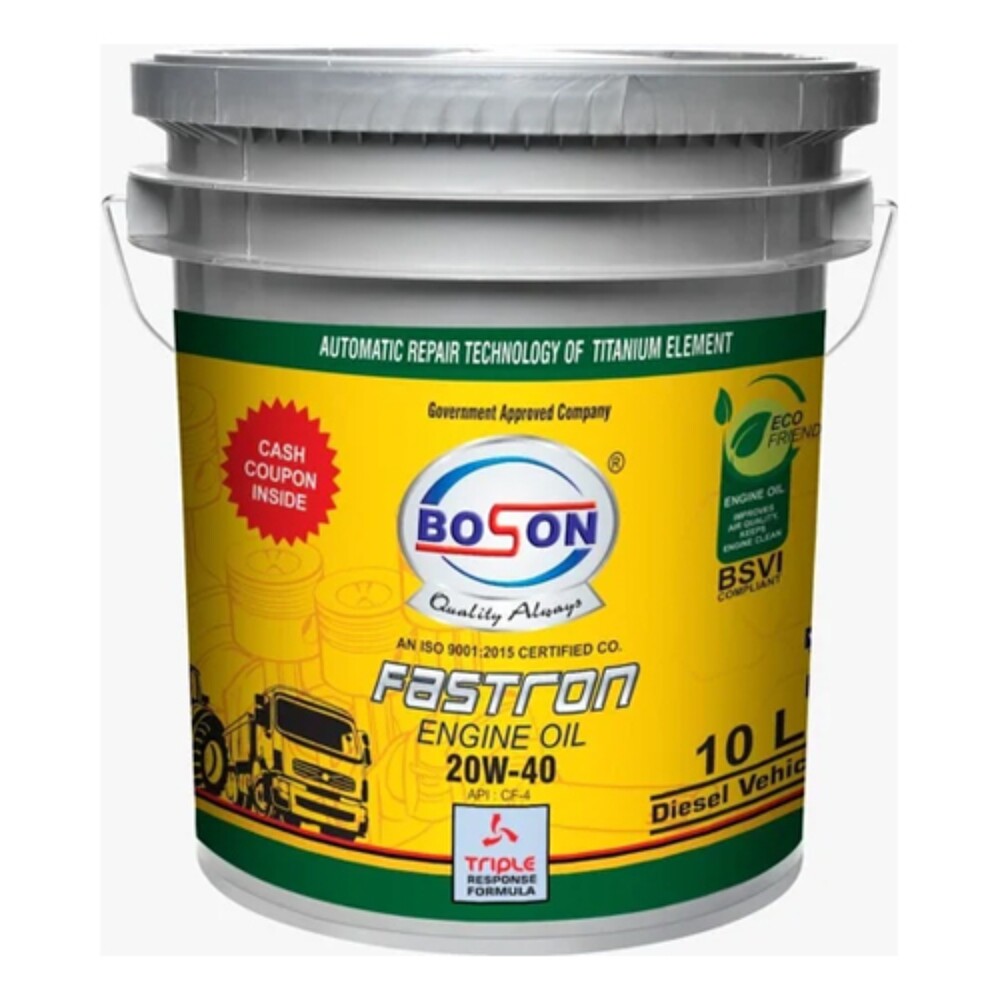 Three Wheeler Engine Oil - 10 Ltr 20w-40 , Gray Color, Industrial Use, Boson Fastron Formula