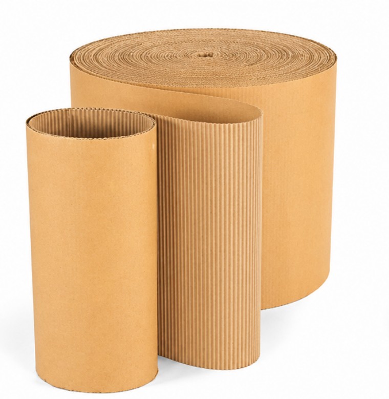 Brown Corrugated Roll