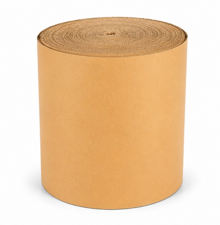 Brown Corrugated Roll