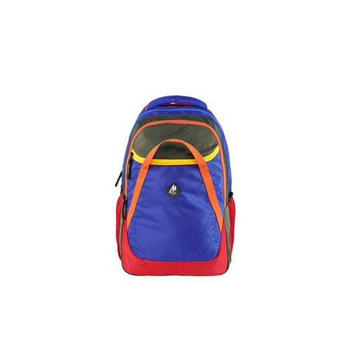 Royal Blue And Olive Green Mike Fabia Backpack