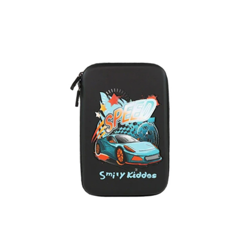 Black Color Smily Kiddos Single Compartment Eva Pencil Speedster