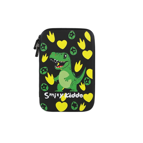 Black Color Smily Kiddos Single Compartment Eva Pencil Dancing Dino