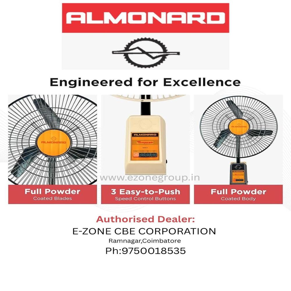 Almonard Industrial Wall Mount Fan