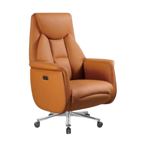 808 Brown Moteriesed Recliner Chair