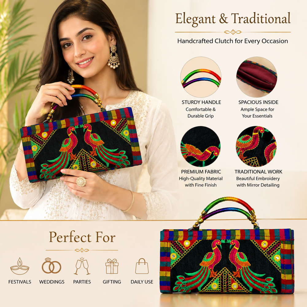 Ethnic Traditional Wallet for Ladies 86