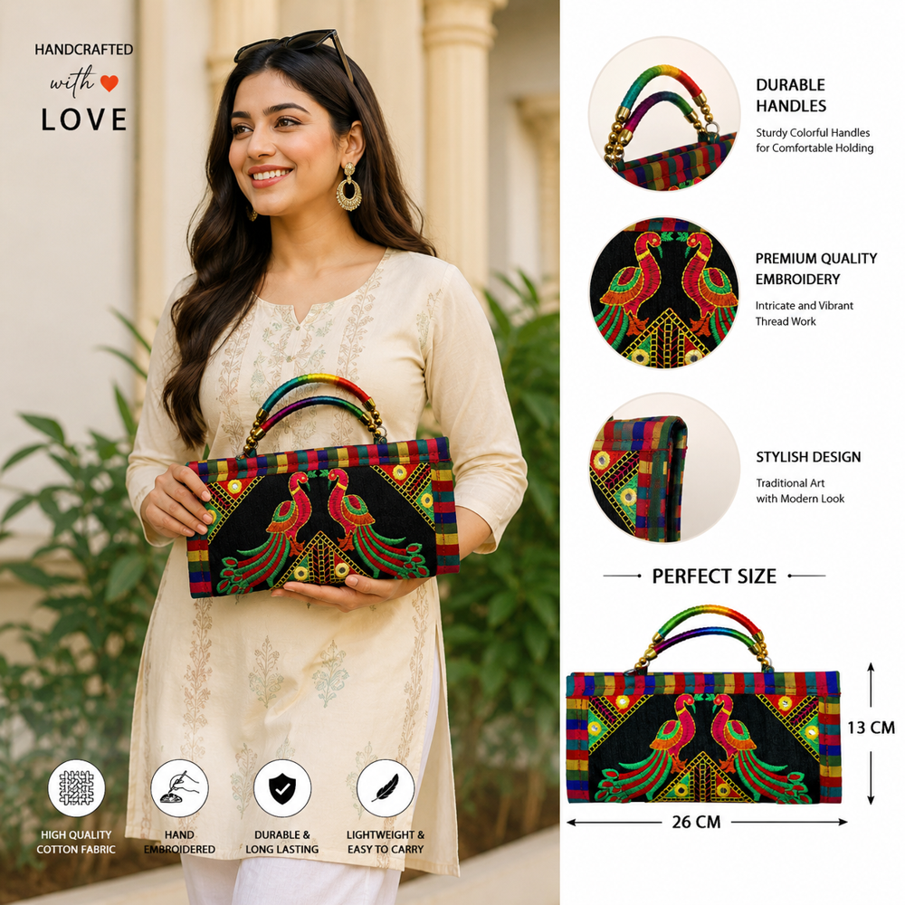 Premium Gujarati Embroidery Purse  87