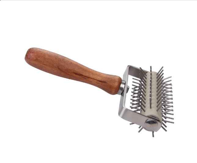 FLAIR METAL ROLLER DOCKER WOODEN HANDLE