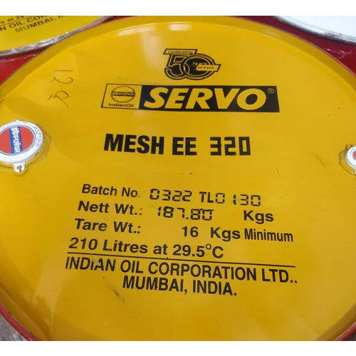 Servo Mesh Ee 320 Gear Oil - Ash %: Nill
