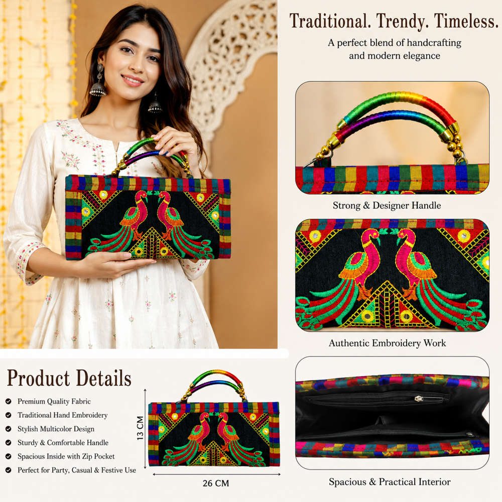 Premium Wedding Special Handbag 91 - Color: Black