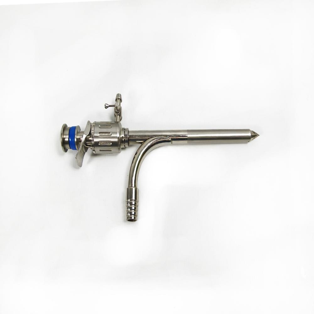 Hydrated Cyst Trocar with suction attachment multifunctional Valve Pyramidal Tip - FA1101HS