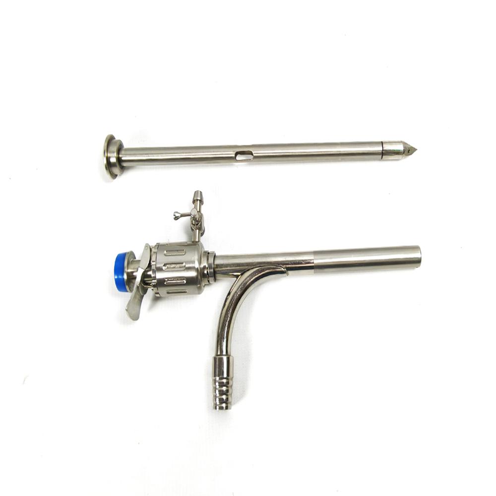 Hydrated Cyst Trocar with suction attachment multifunctional Valve Pyramidal Tip - FA1101HS