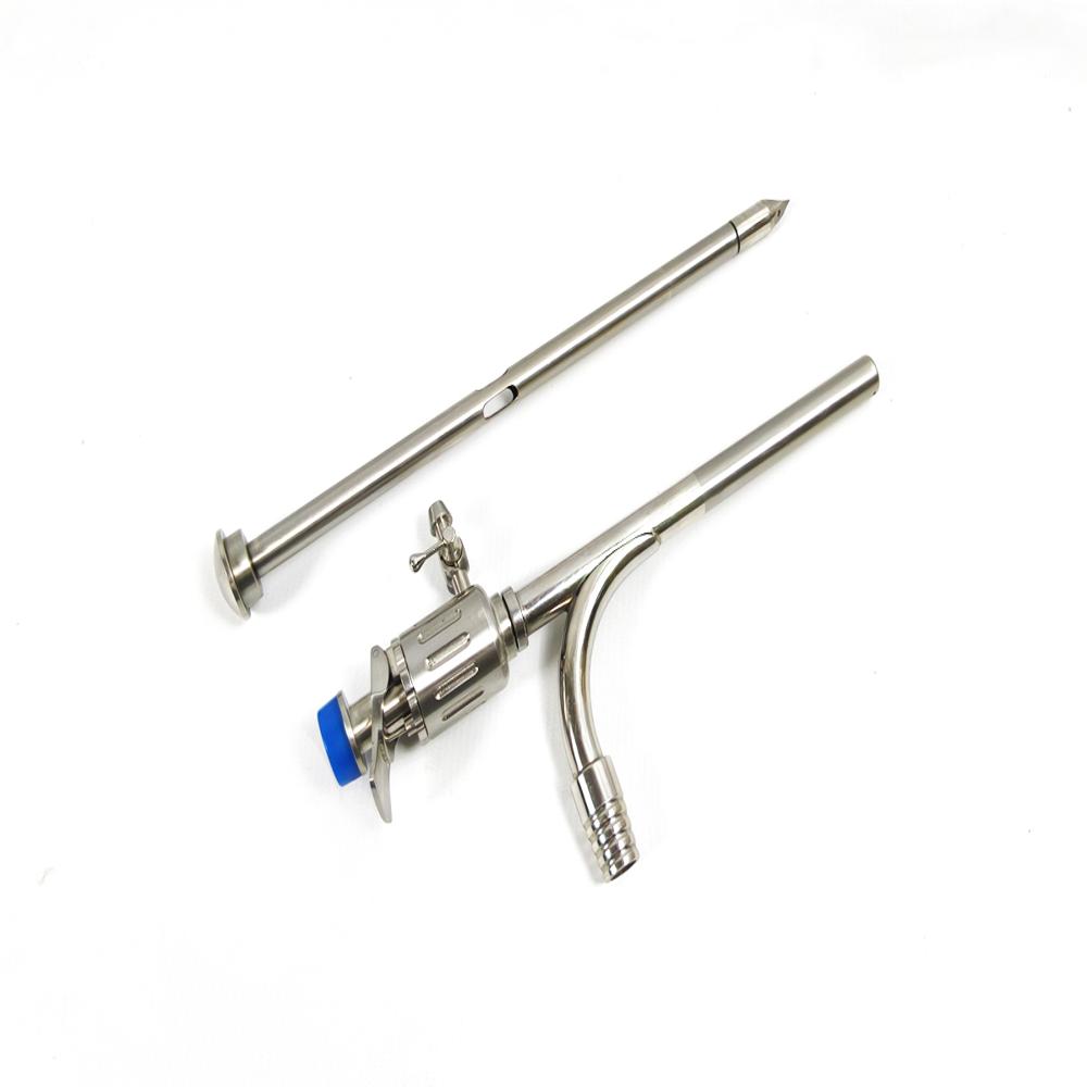 Hydrated Cyst Trocar with suction attachment multifunctional Valve Pyramidal Tip - FA1101HS
