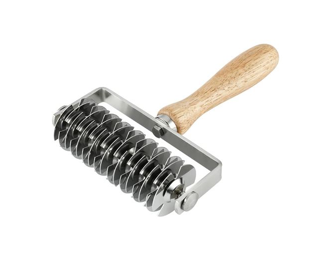 FLAIR METAL ROLLER DOCKER WOODEN HANDLE