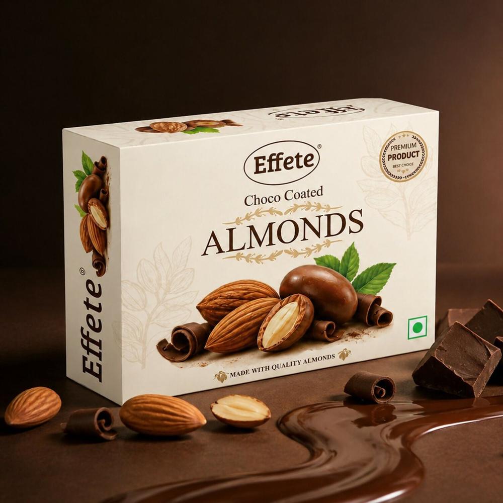 Premium Effete Choco Coated Almonds Chocolate(32 Gm)