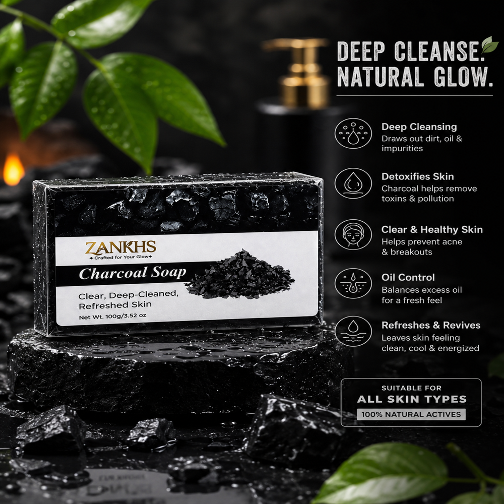 Charcoal Soap - Color: Black