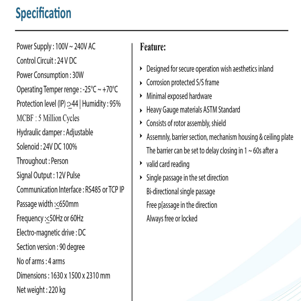 eSSL FHT-TL-149 