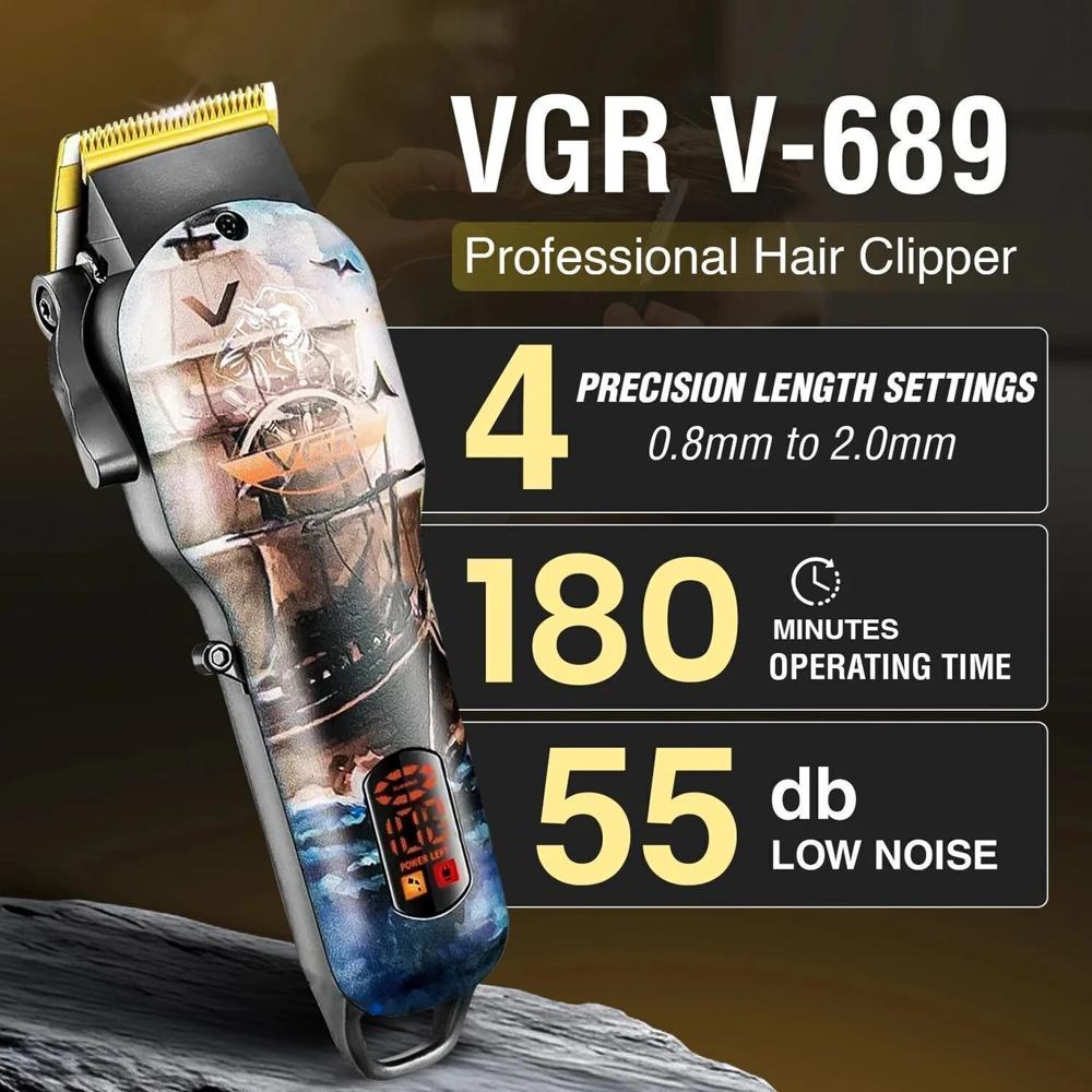 VGR V-689 Rechargeable Hair Clipper