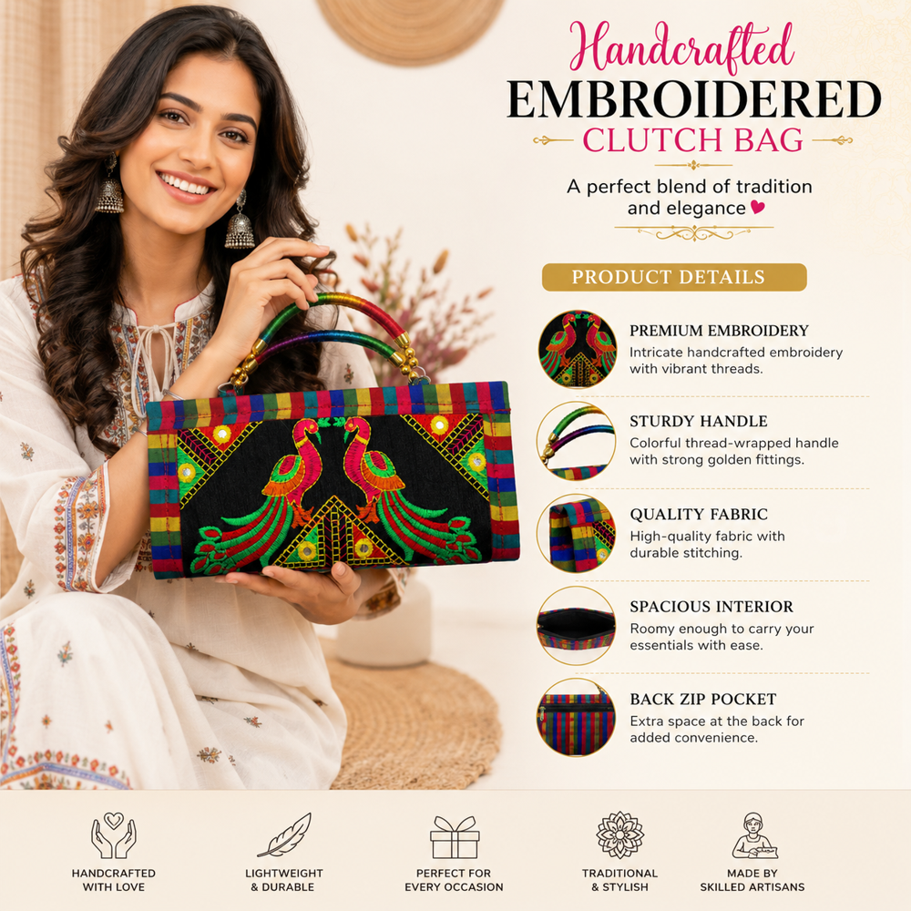 Traditional Gujarati Handcrafted Purse for Ladies  97