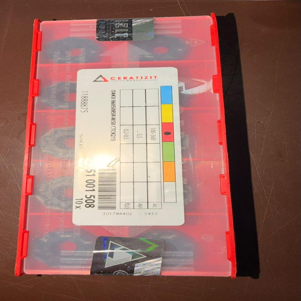 OAKU060508SR-M50 CTCK125 Carbide Milling Insert